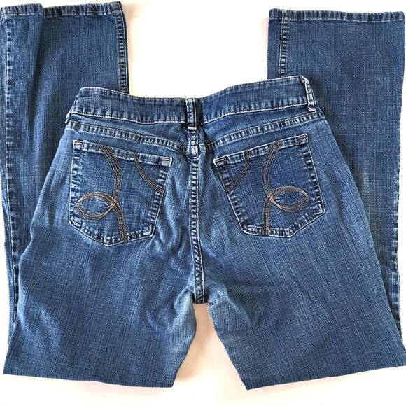 Riders by Lee Mid-Rise Bootcut Blue Jeans Sz 10M - Picture 2 of 9